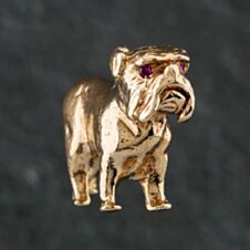 Pre-Owned 9ct Yellow Gold Bulldog Loose Pendant 4139909