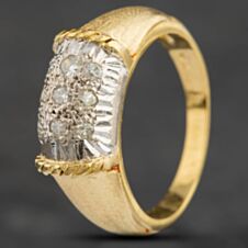 Pre-Owned 18ct Yellow Gold Diamond Dress Ring 4148198