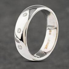 Pre-Owned 9ct White Gold Wedding Ring 41871393