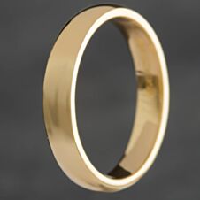 Pre-Owned Yellow Gold Court 4.0mm Plain Wedding Ring 4187554