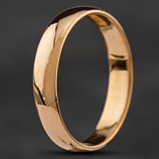 Pre-Owned Vintage 22ct Yellow Gold 3mm Plain Wedding Ring 4187614