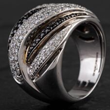 Pre-Owned 18ct White Gold Fancy Diamond Ring 4328537