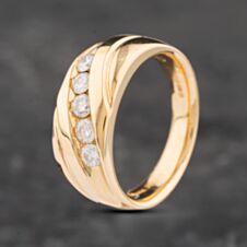 Pre-Owned 14ct Yellow Gold Diamond Ring 4328669