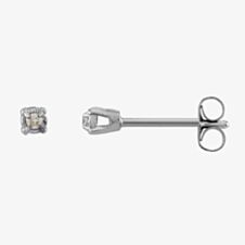 Pre-Owned 14ct White Gold 0.07ct Diamond Stud Earrings 4333096