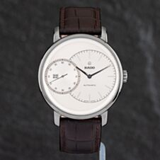 Pre-Owned Rado Diamaster Grande Seconde Plasma Ceramic Bracelet Watch R14129106