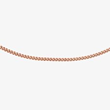 9ct Rose Gold 46cm Diamond-Cut Curb Chain 5.13.2514