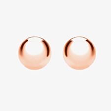 9ct Rose Gold Polished 4mm Ball Stud Earrings 5.55.5833