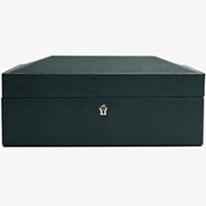 WOLF British Racing Green 8 Piece Watch Box 792641