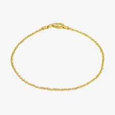 LUXE Silver Gold Plated Tocalle Chain Bracelet 8.29.7792