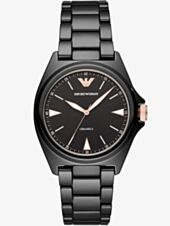 Emporio Armani Ladies Nicola Ceramica Watch AR70003