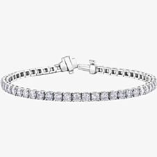 9ct White Gold 7.00ct Diamond Tennis Bracelet BR977WG/7-10