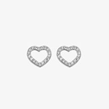 Hot Diamonds Striking Heart Earrings DE535