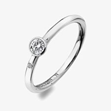 Hot Diamonds Tender White Topaz Solitaire Ring DR206