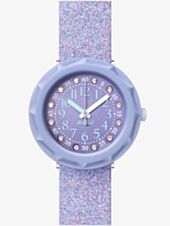 Flik Flak Childrens Shine Bright Lilaxus Watch FCSP102
