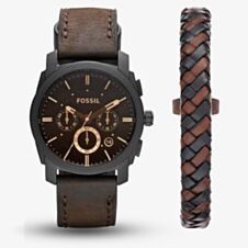 Fossil Mens Machine Jewellery Set Watch FS5251SET