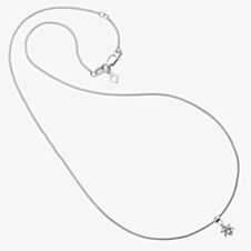 Silver Round Clear Cubic Zirconia 6 Claw Pendant 65-1005-1-082