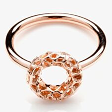 Rachel Galley Allegro Rose Gold Plated Loop Ring A300RGMD 