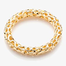 Rachel Galley Allegro Gold Plated Lattice Ring A301YGMD 
