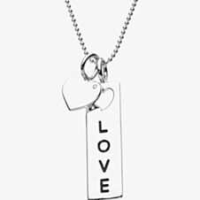 Chrysalis Silver Devotion Necklet CRNM39SILV20-40