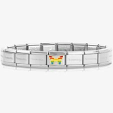 Nomination CLASSIC Composable Gold Rainbow Butterfly Bracelet 030000 + 030272/55