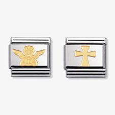 Nomination CLASSIC Gold Heavenly Angel Charm Set NCB007