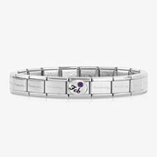 Nomination CLASSIC Composable February Birthstone Bracelet 030000 & 330505 02
