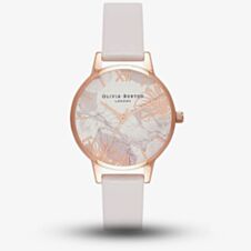 Olivia Burton Abstract Florals Blush & Rose Gold Tone Watch OB16VM12