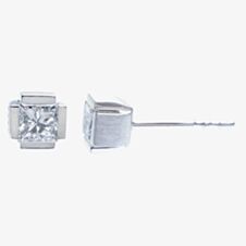 Henrich and Denzel Princess Cut 0.48ct Diamond Earrings P4894-01