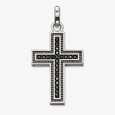 THOMAS SABO Silver Cubic Zirconia Cross Pendant PE530-051-11