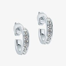 Ted Baker Ladies Seenita Silver Huggie Hoop Earrings TBJ2767-01-02