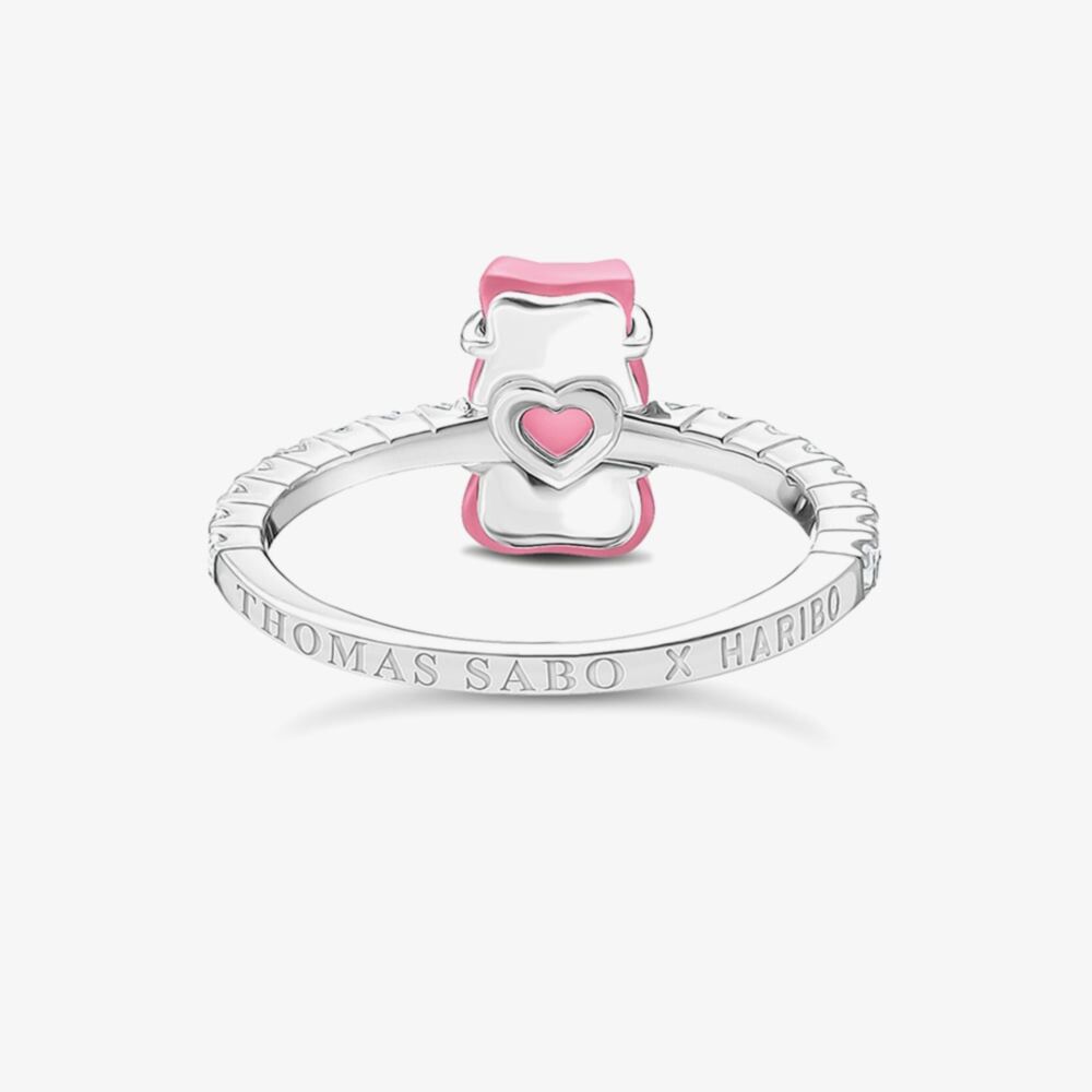 THOMAS SABO TR2459-052-9 Haribo Sterling Silver Mini Pink Ring