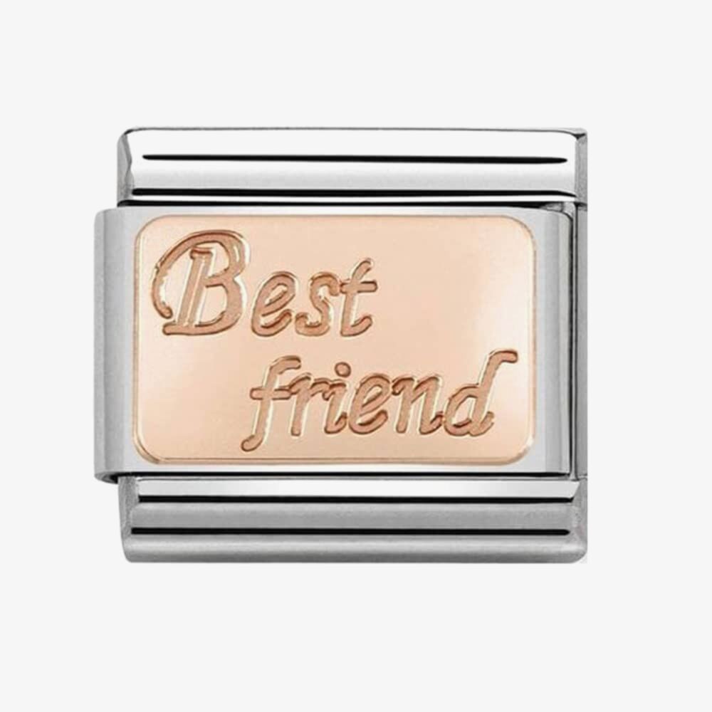 Nomination CLASSIC Rose Gold Engraved Best Friend Charm 430108/16