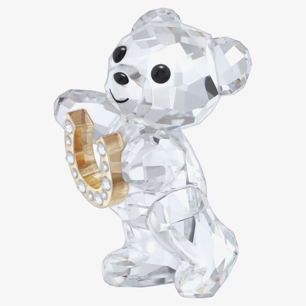Swarovski 5720459 Kris Bear Lucky Horseshoe Figurine