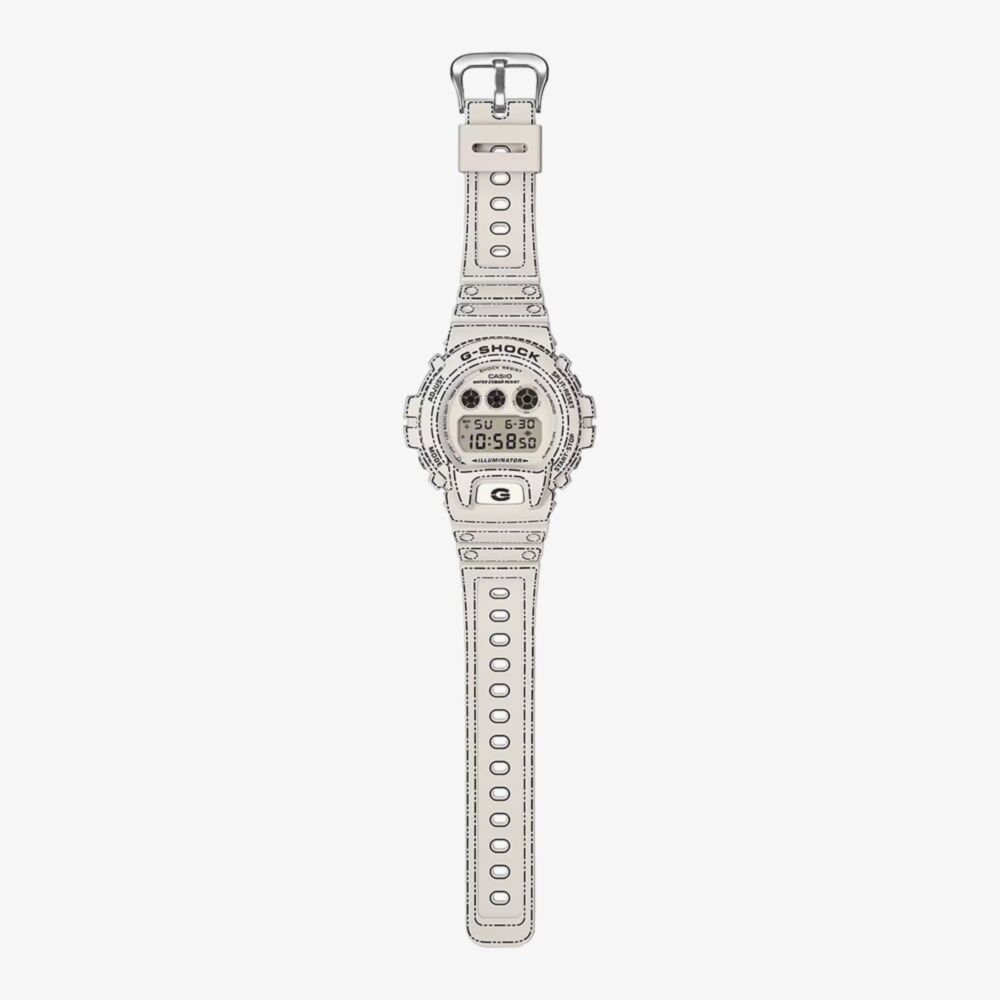 CASIO G-SHOCK ホワイト ステンレス Casio DW-6900RGM-5ER Origami Mens Watch