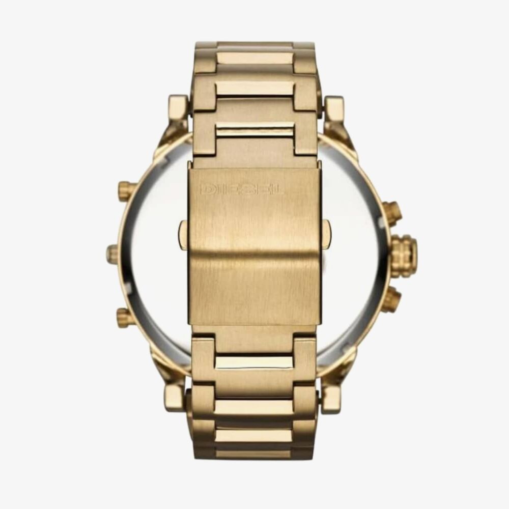 diesel 腕時計 Diesel DZ7333 Chronograph Gold Dial Mens Watch