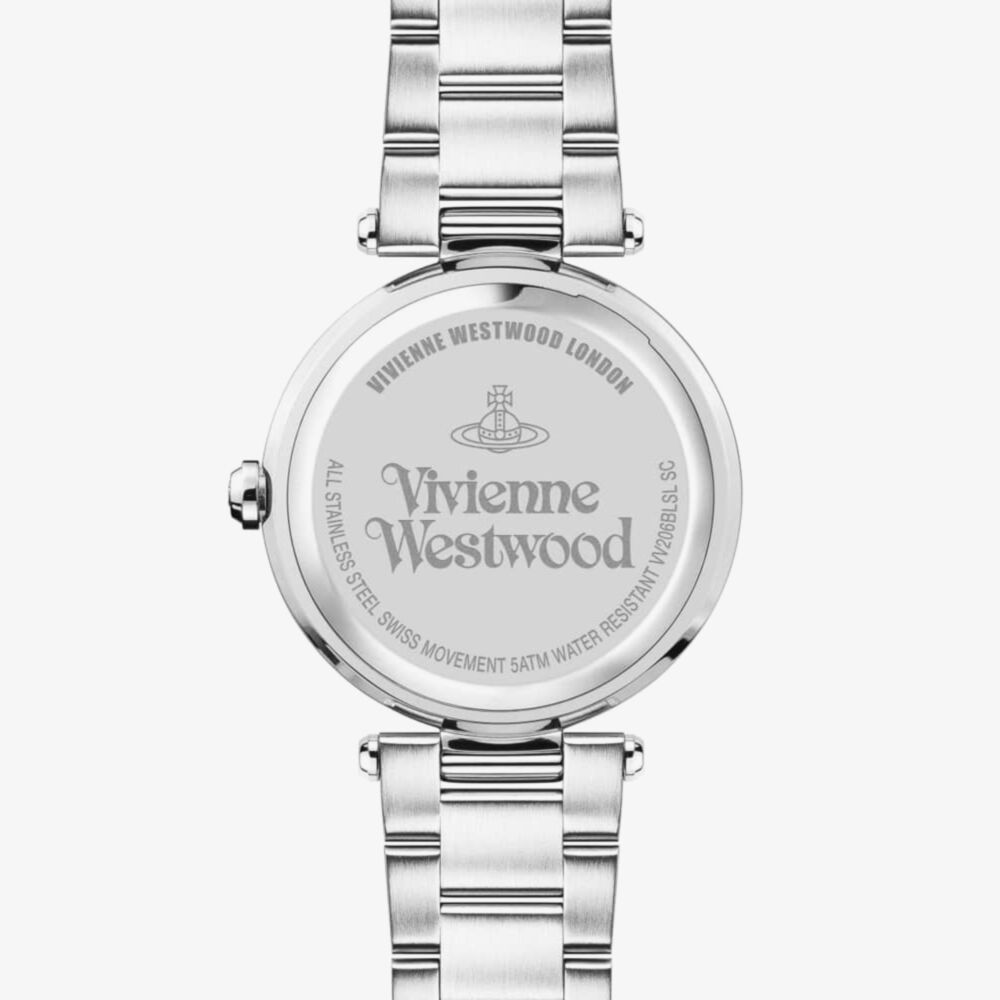 Vivienne Westwood Ladies Montagu Blue Mother Of Pearl Dial