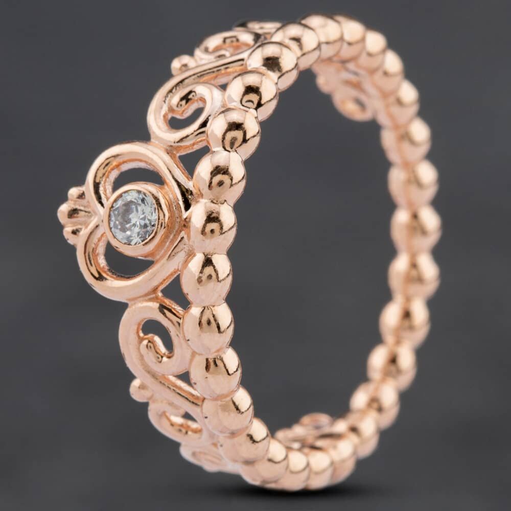 Pre-Owned Pandora Princess Tiara Ring 180880CZ-56 (O 1/2)
