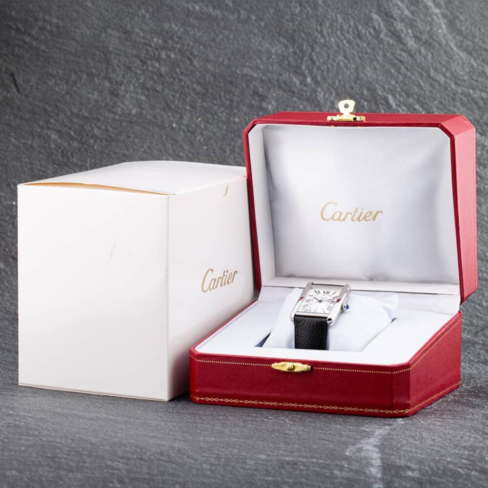 Tank888 さん用H139 m304 m518 ba403 Pre-Owned Cartier XL Tank Solo Watch 3800