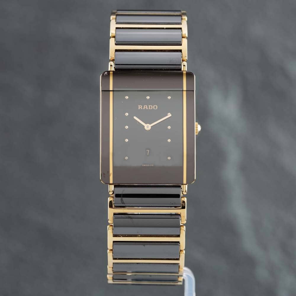 Second Hand Rado Black Dial Mens Watch