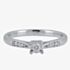 9ct White Gold 0.19ct Solitaire Diamond Ring S4490D-9W-019G