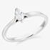 Platinum Excellence Platinum 0.51ct Certificated Marquise Cut Diamond Solitaire Ring ENG30014
