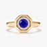 Tivon 18ct Yellow Gold Sapphire & Diamond Octagonal Eden Ring RY-2027-BS