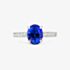 Tivon 18ct White Gold 1.94ct Oval Tanzanite & Diamond Royale Ring RW-2008-TZ
