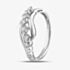 9ct White Gold 0.33ct Graduated Diamond Nine Stone Ring THR28367-33