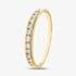 9ct Yellow Gold 0.25ct Graduating Diamond Half Eternity Ring PR04775Y