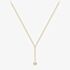 18ct Yellow Gold Brilliant Cut Round Diamond Dropper Necklace 12125147268