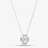 9ct White Gold 0.08ct Diamond Clover Pendant THN46884-08SF
