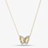 9ct Yellow Gold 0.15ct Diamond Butterfly Pendant THN47244-15SF (YG)