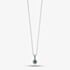 9ct White Gold Diamond Emerald Pendant GP875G GN151