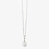 9ct White Gold Diamond Freshwater Pearl Pendant GP2018W GN151